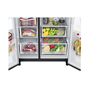 Geladeira LG Smart Inverter Side by Side Cor Black Inox - 220V GC-V257SQV2 11