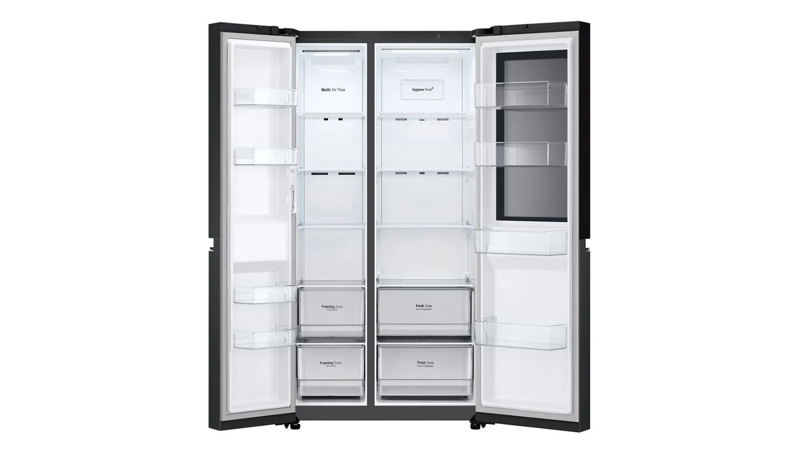 Geladeira LG Smart Inverter Side by Side Cor Black Inox - 220V GC-V257SQV2 - Imagem 13