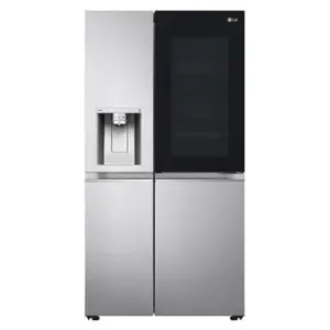 Geladeira Smart LG Frost Free Inverter 635L Side by Side InstaView Craft Ice Inox Look