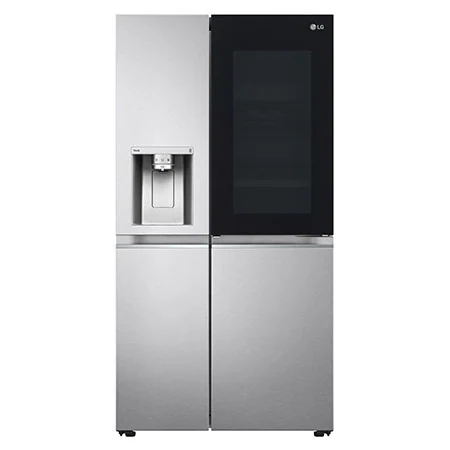 Geladeira Smart LG Frost Free Inverter 635L Side by Side InstaView Craft Ice Inox Look