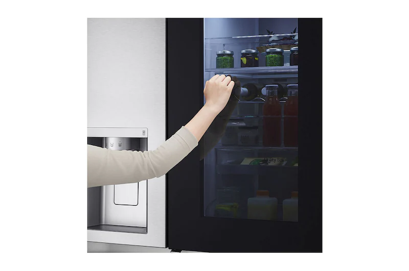Geladeira Smart LG Frost Free Inverter 635L Side by Side InstaView Craft Ice Inox Look - Imagem 6