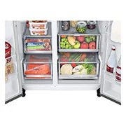 Geladeira Smart LG Frost Free Inverter 635L Side by Side InstaView Craft Ice Inox Look - Imagem 11