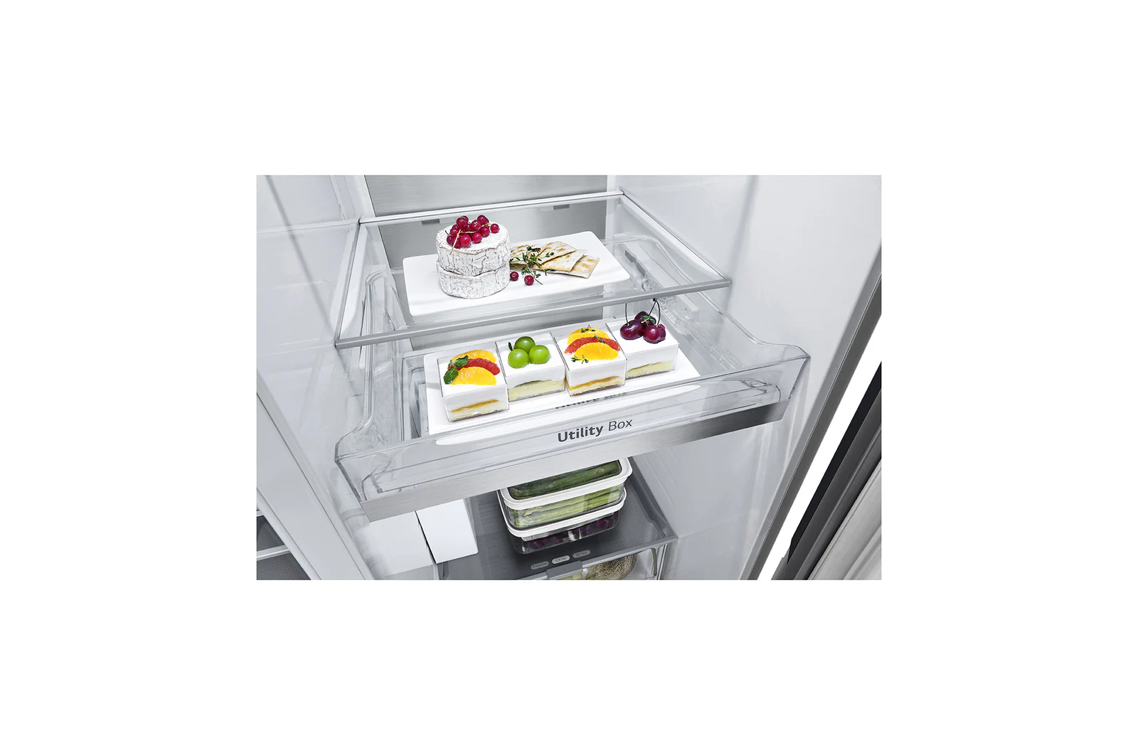 Geladeira Smart LG Frost Free Inverter 628L Side by Side InstaView Bivolt Inox Look 11
