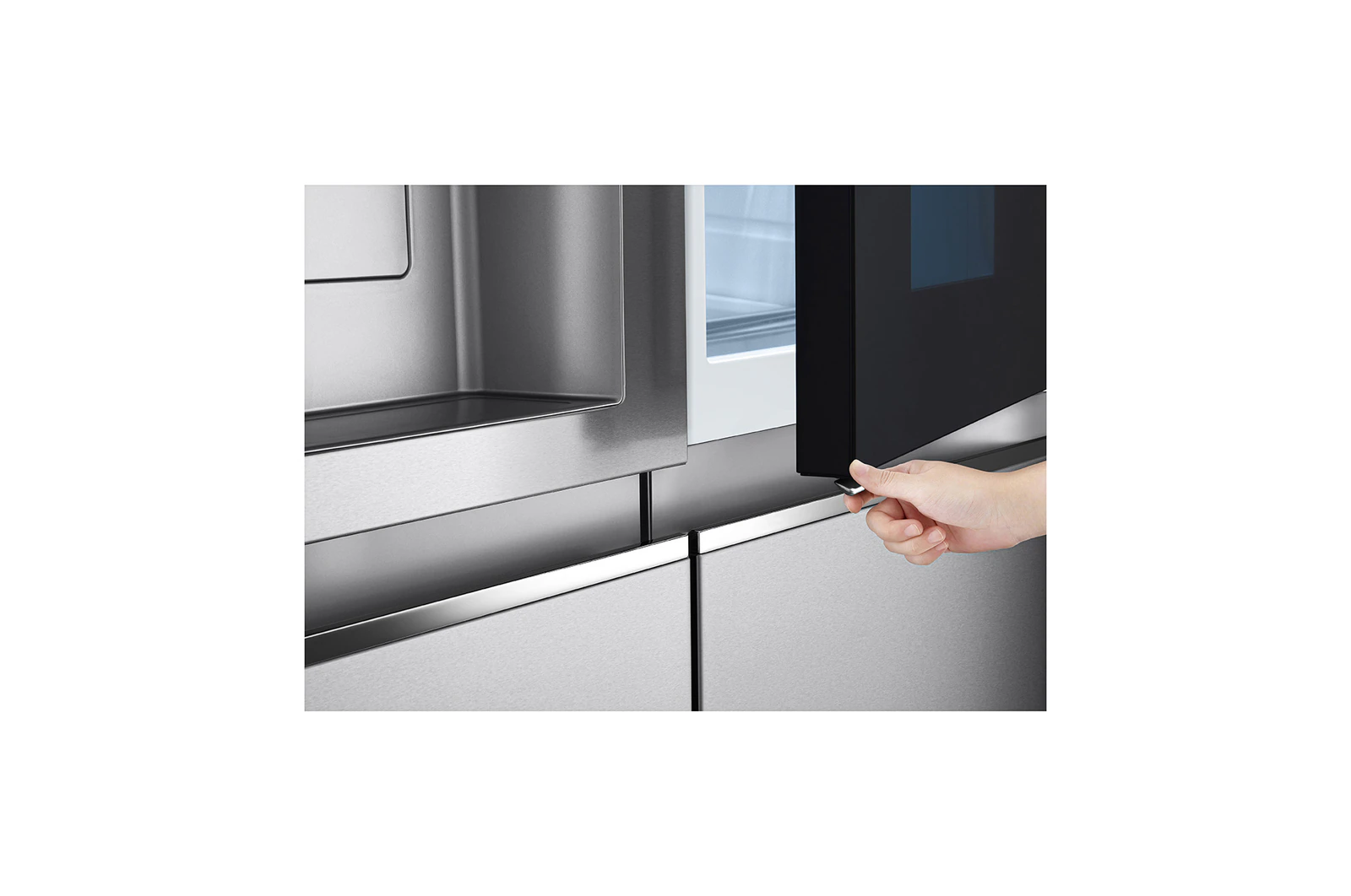 Geladeira Smart LG Frost Free Inverter 628L Side by Side InstaView Bivolt Inox Look 12