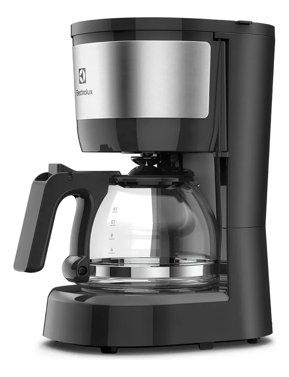 Cafeteira Elétrica Electrolux Jarra vidro, acabamento inox filtro Permanente Removível Sistema Corta Pingos Capacidade 15 xicaras 600ml ECM10 6