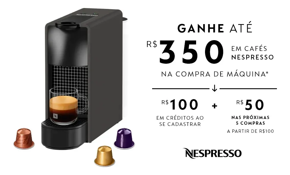 Cafeteira Nespresso Essenza Mini Preta 7