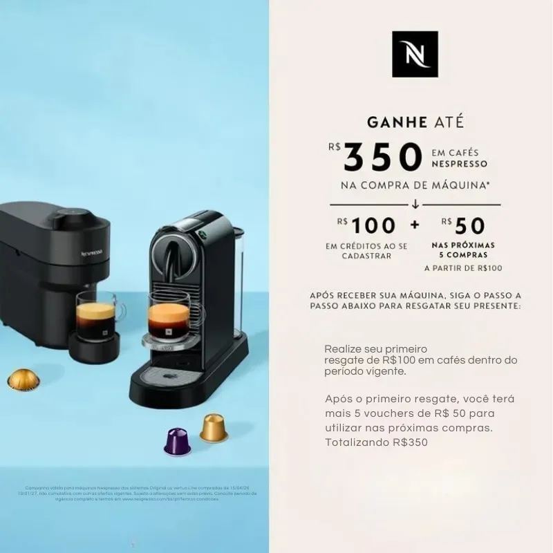 Cafeteira Nespresso Essenza Mini Preta 8