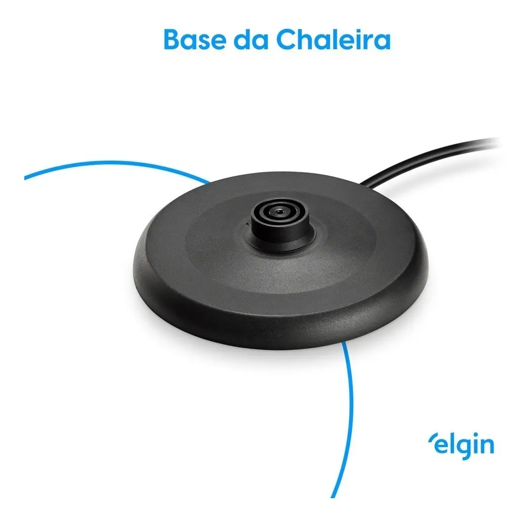 Chaleira Elétrica Inox Elgin 1,8 Litros Prata 10