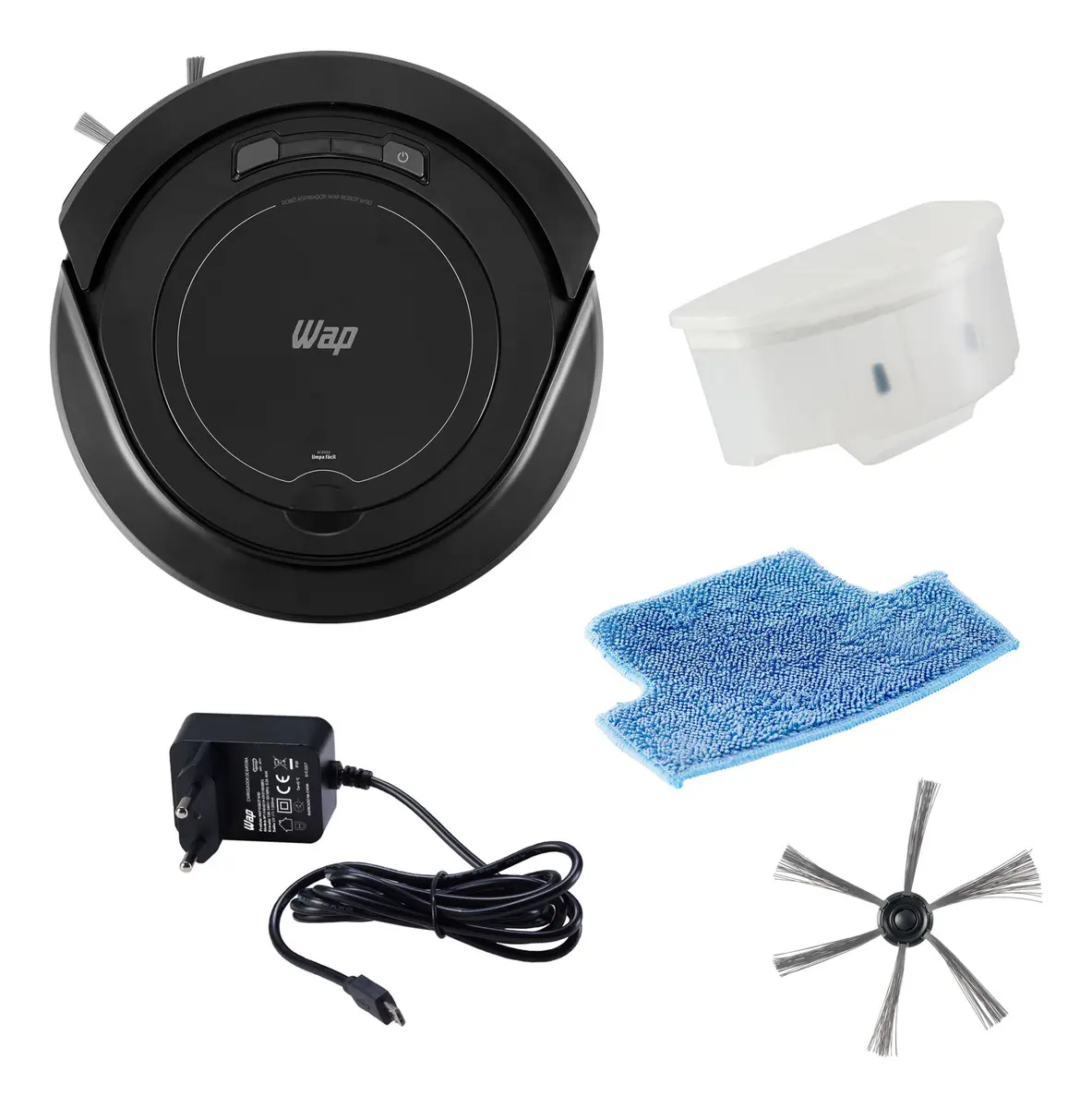 Robô Aspirador Robot W90 30W Wap Preto 10