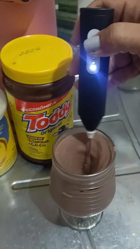 Mixer Elétrico Portátil 2 em 1 Recarregável 3 Velocidades USB Woosh 11
