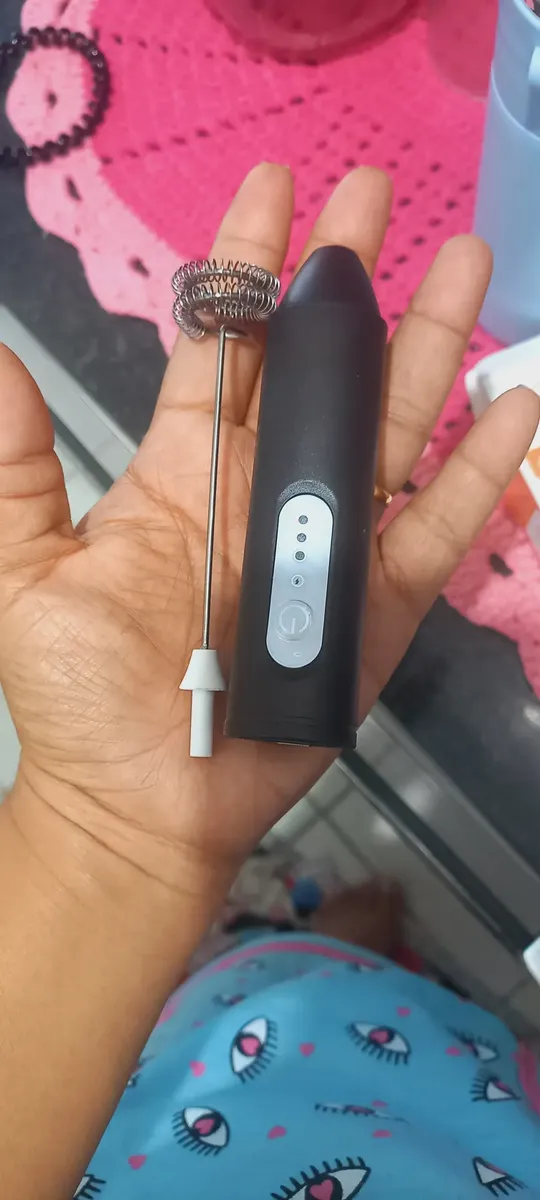 Mixer Elétrico Portátil 2 em 1 Recarregável 3 Velocidades USB Woosh 13