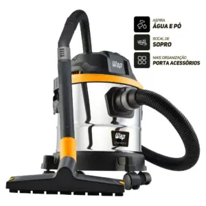 Aspirador de Pó e Água WAP GTW Inox 15 Barril 1700W