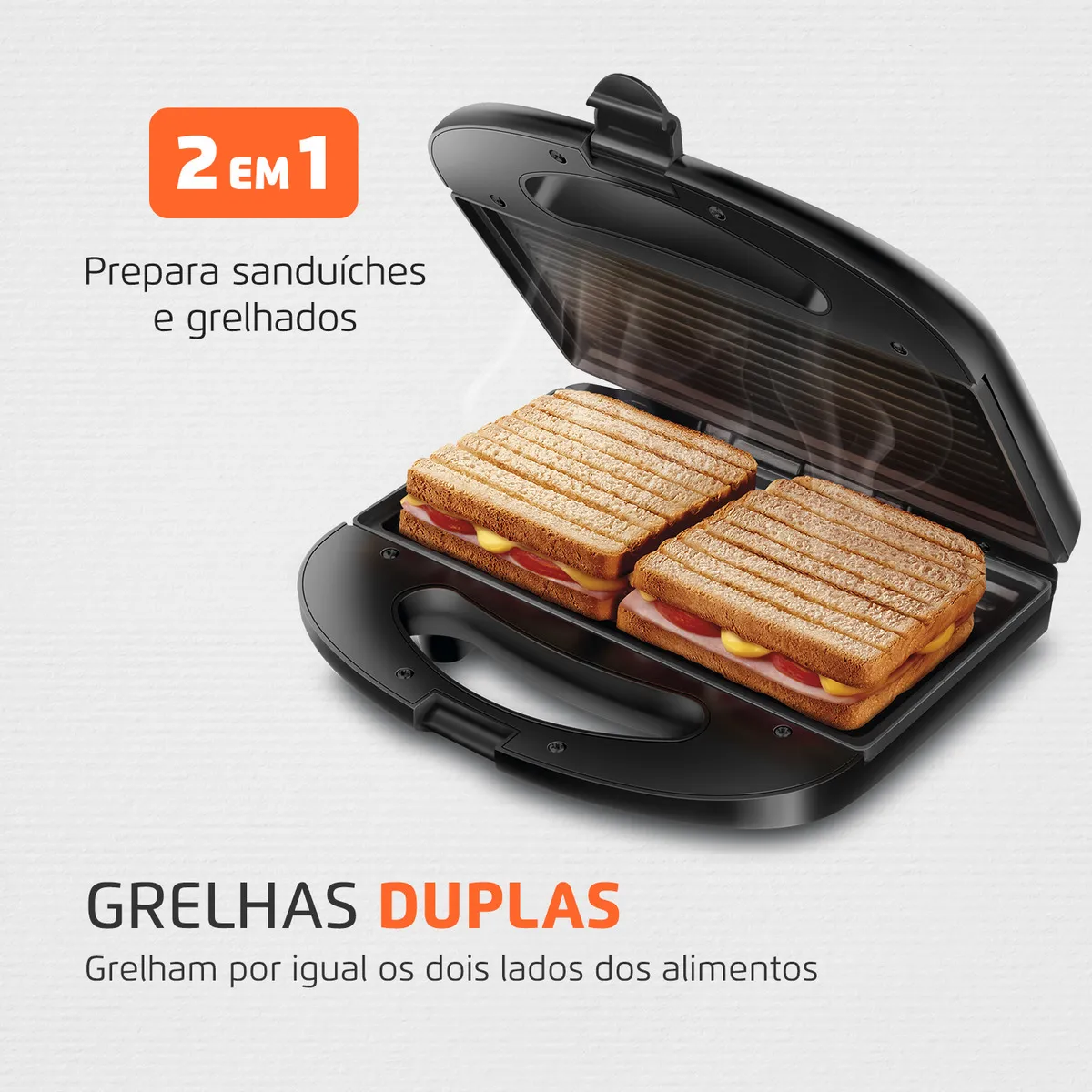 Sanduicheira Mondial Master Grill 750W S-20 6