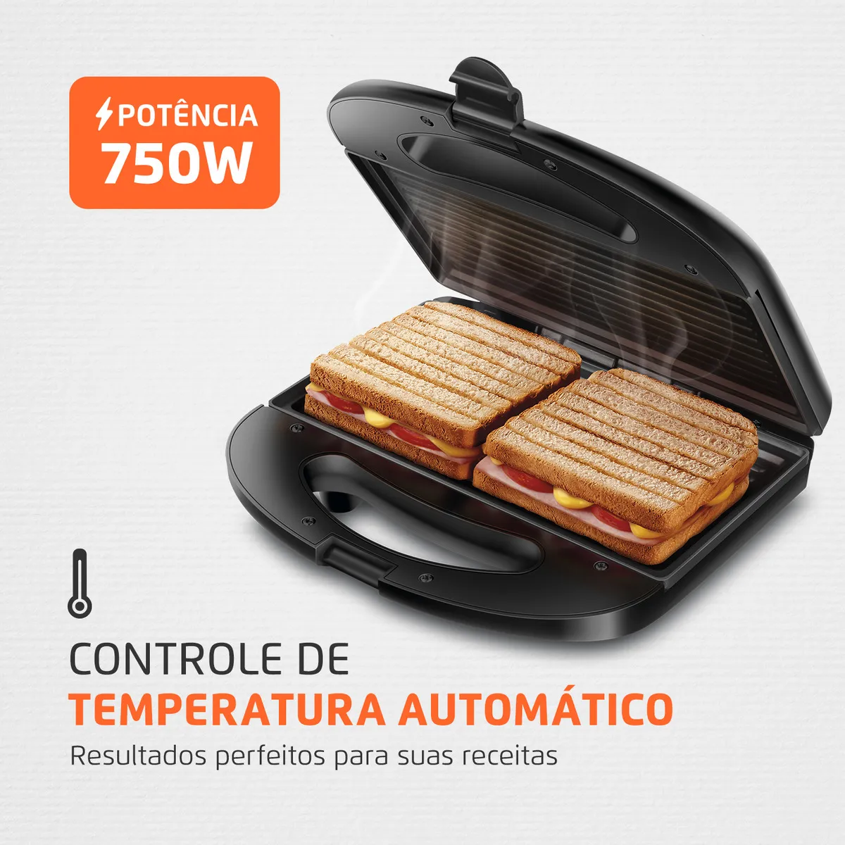 Sanduicheira Mondial Master Grill 750W S-20 9