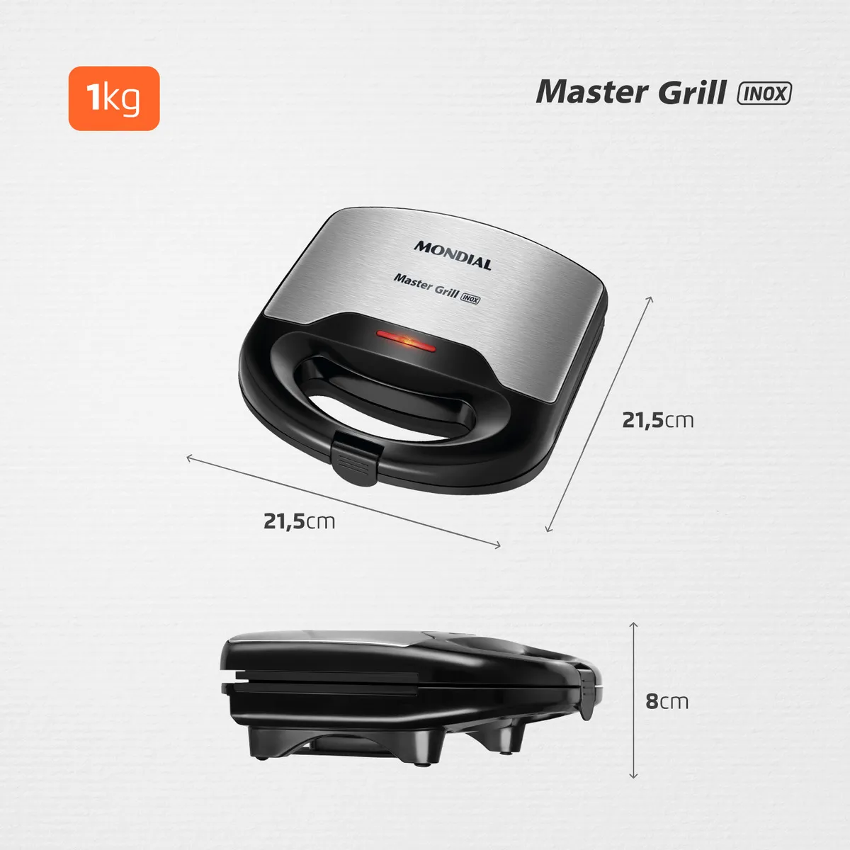 Sanduicheira Mondial Master Grill 750W S-20 10