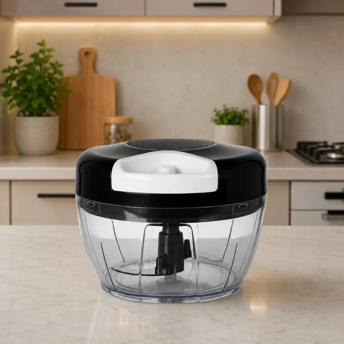 Mini Processador e Triturador de Alimentos Alho Cebola 500ml 6