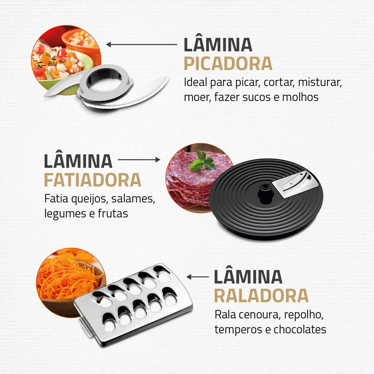 Multiprocessador Turbo Chef 5 em 1 Mondial 1000W MPN-01-B 9