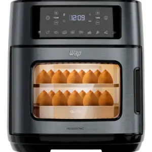 Fritadeira Air Fryer Oven Black Inox WAP WAOD2 12L 4 em 1 1800W