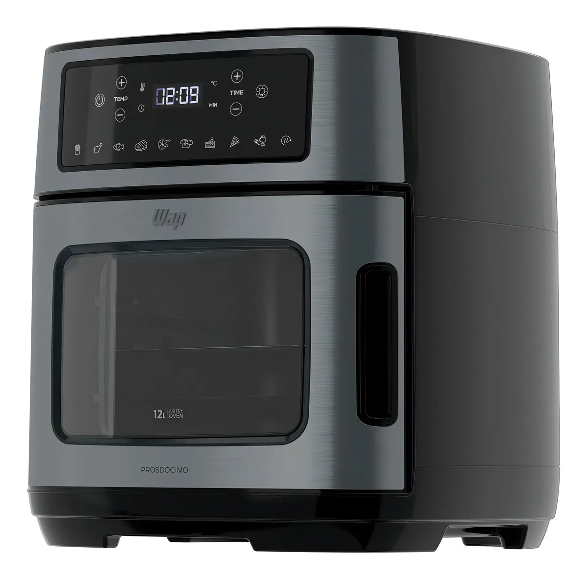 Fritadeira Air Fryer Oven Black Inox WAP WAOD2 12L 4 em 1 1800W 7