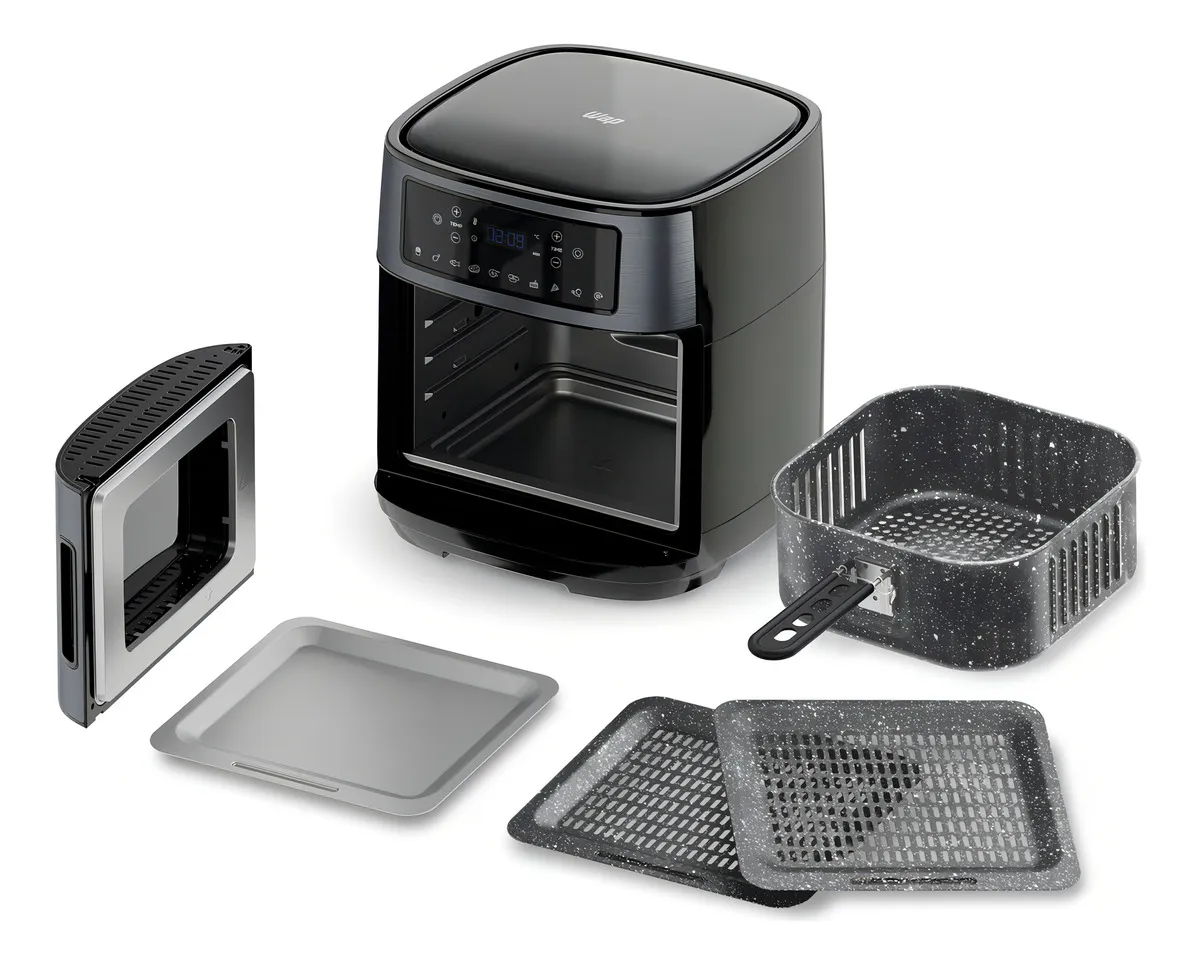 Fritadeira Air Fryer Oven Black Inox WAP WAOD2 12L 4 em 1 1800W 12