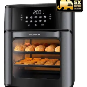 Fritadeira Air Fryer Forno Oven 12 Litros Mondial AFON-12L-BG