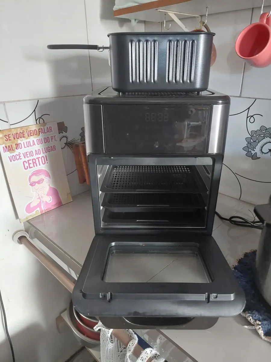 Fritadeira Air Fryer Forno Oven 12 Litros Mondial AFON-12L-BG 16