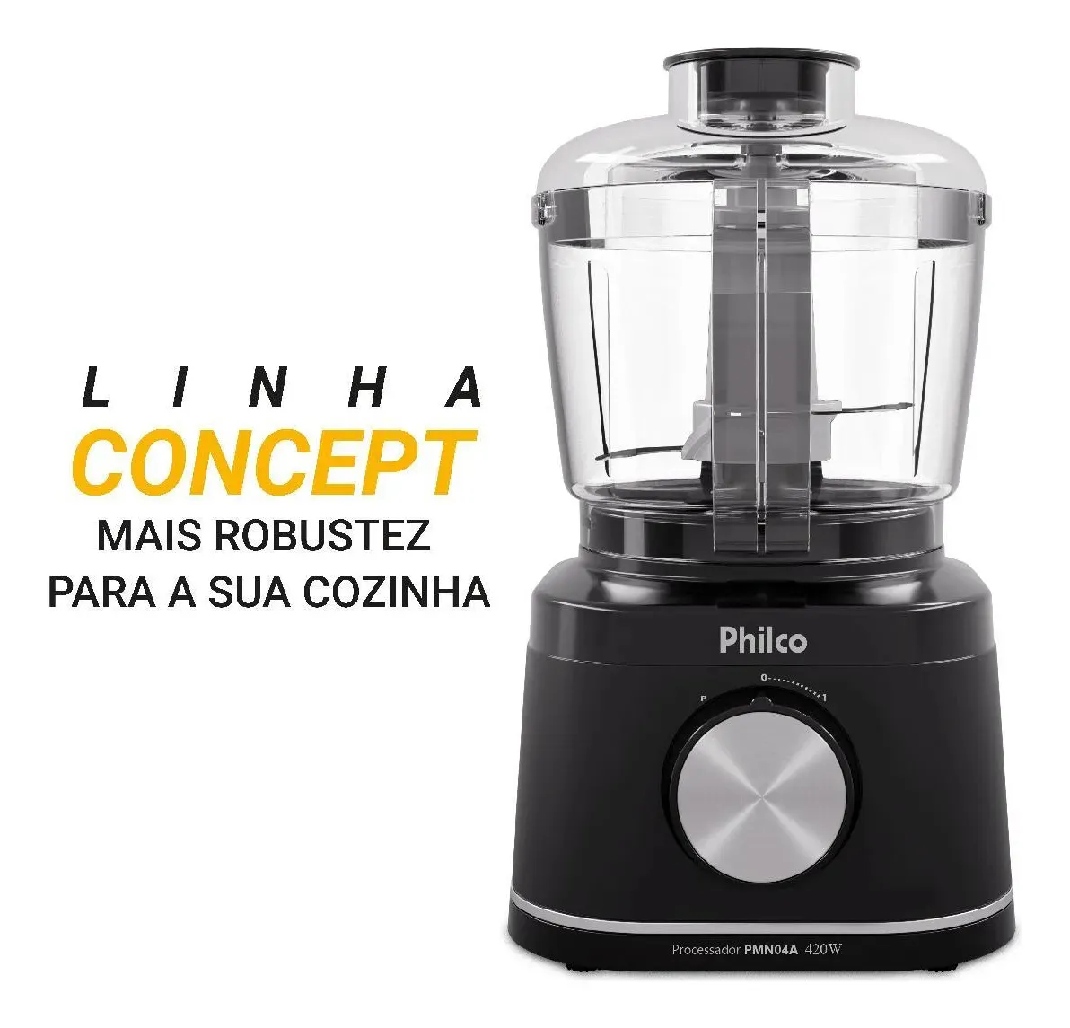 Processador de Alimentos Philco Compacto 420W 500ml PMN04A 2