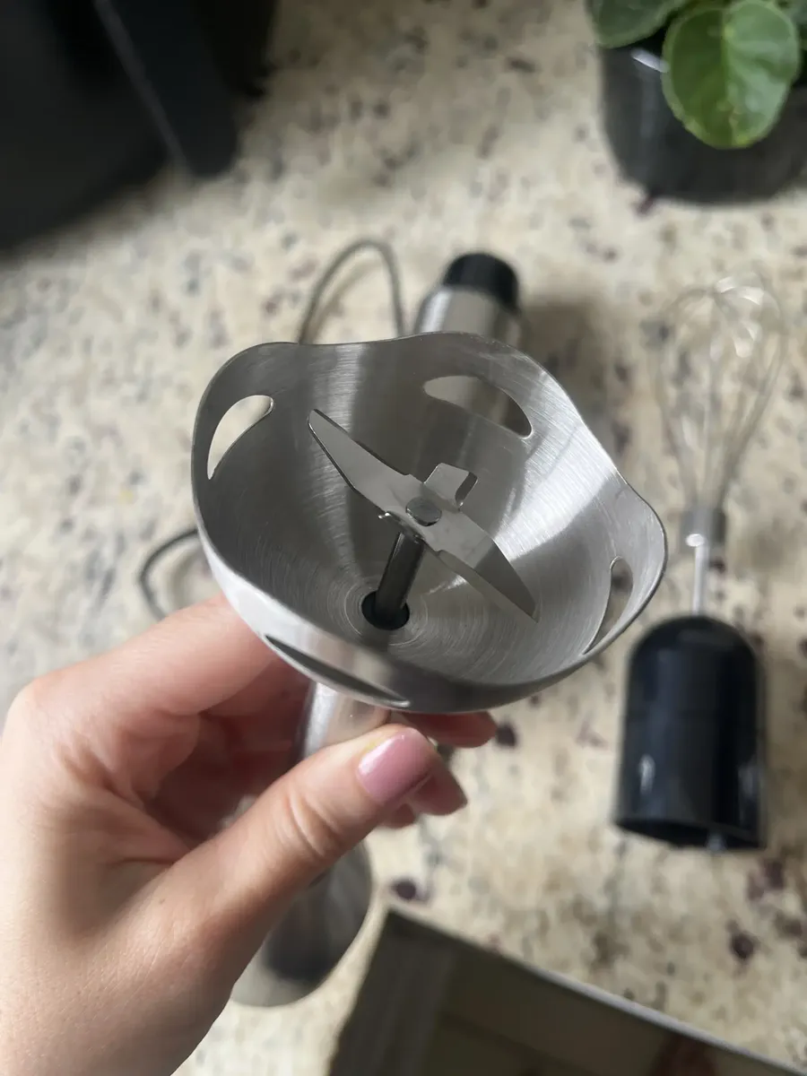 Mixer de Mão Kookin Power Inox 3 em 1 800W 8 Velocidades Turbo 16