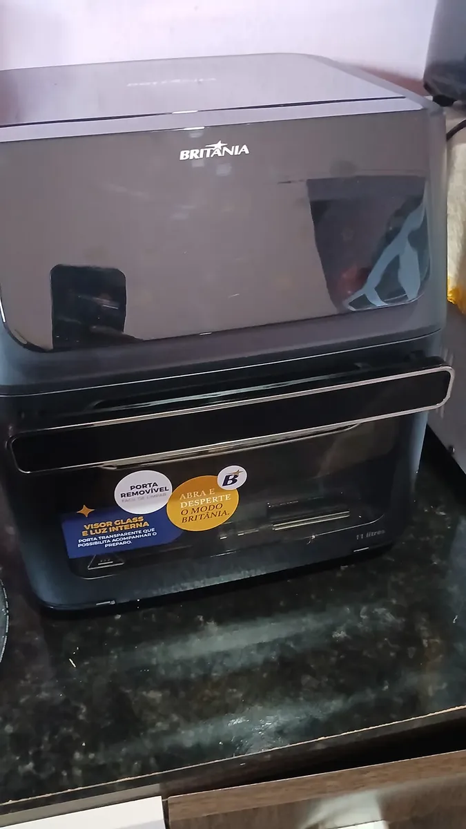 Fritadeira Air Fryer Oven Britânia 11 Litros 8 Funções 1800W BAF11A Inox 13