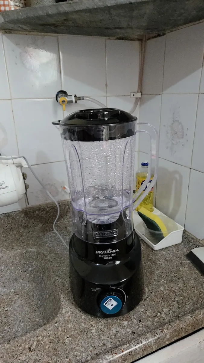 Liquidificador Britânia Diamante 1100 2,6L 600W 4 Velocidades Preto 14