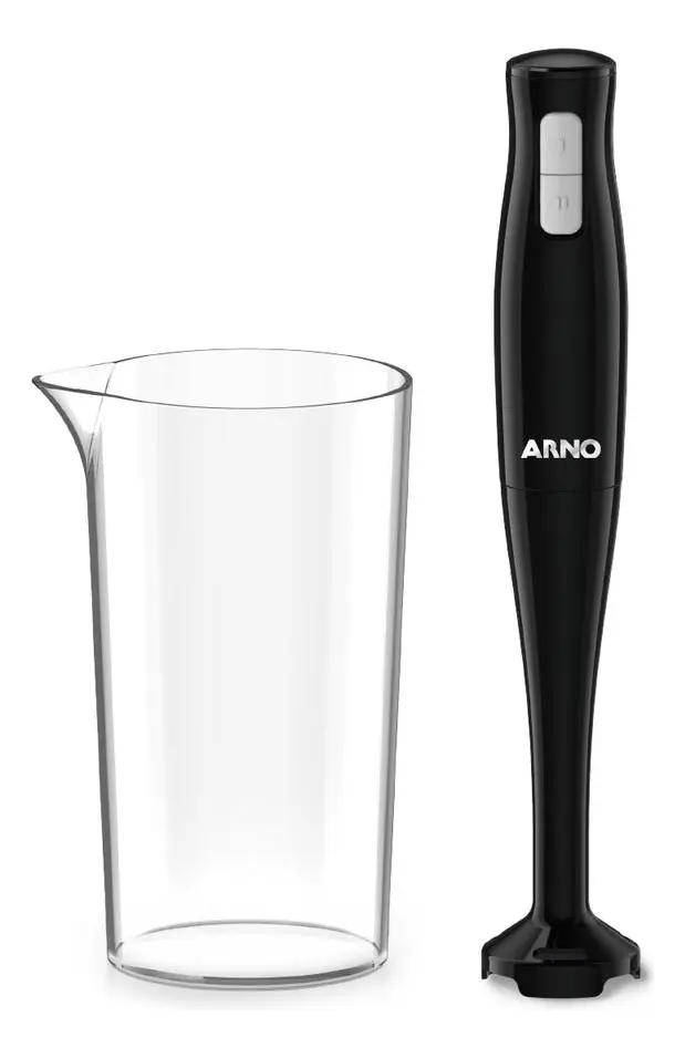 Arno Mixer TurboMix Duo Preto 200W 2 Velocidades com Copo Medidor