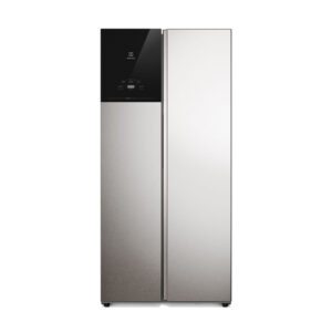 Geladeira Electrolux Side By Side 431L TasteGuard Inverter Efficient Inox (ES40S)