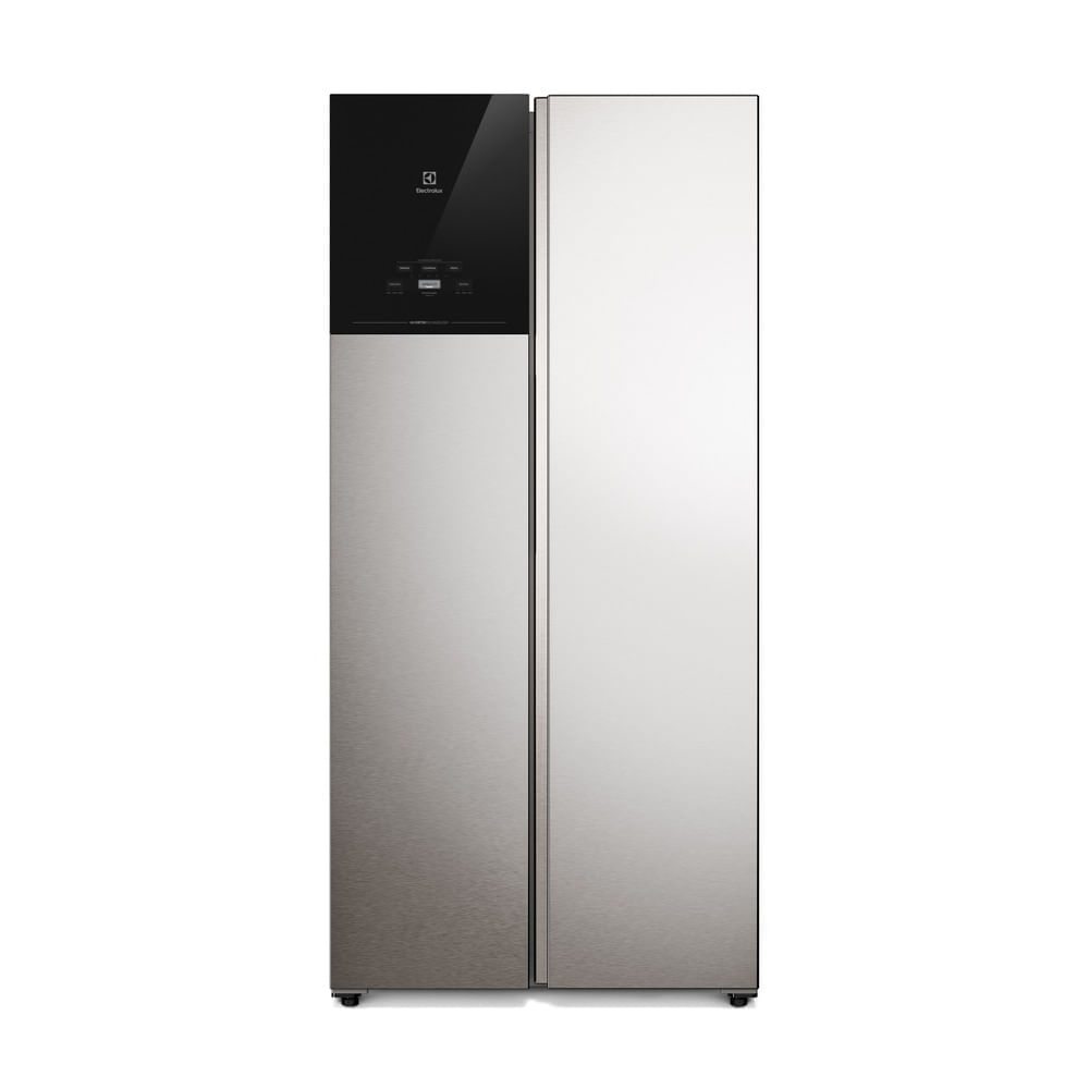 Geladeira Electrolux Side By Side 431L TasteGuard Inverter Efficient Inox (ES40S) 1