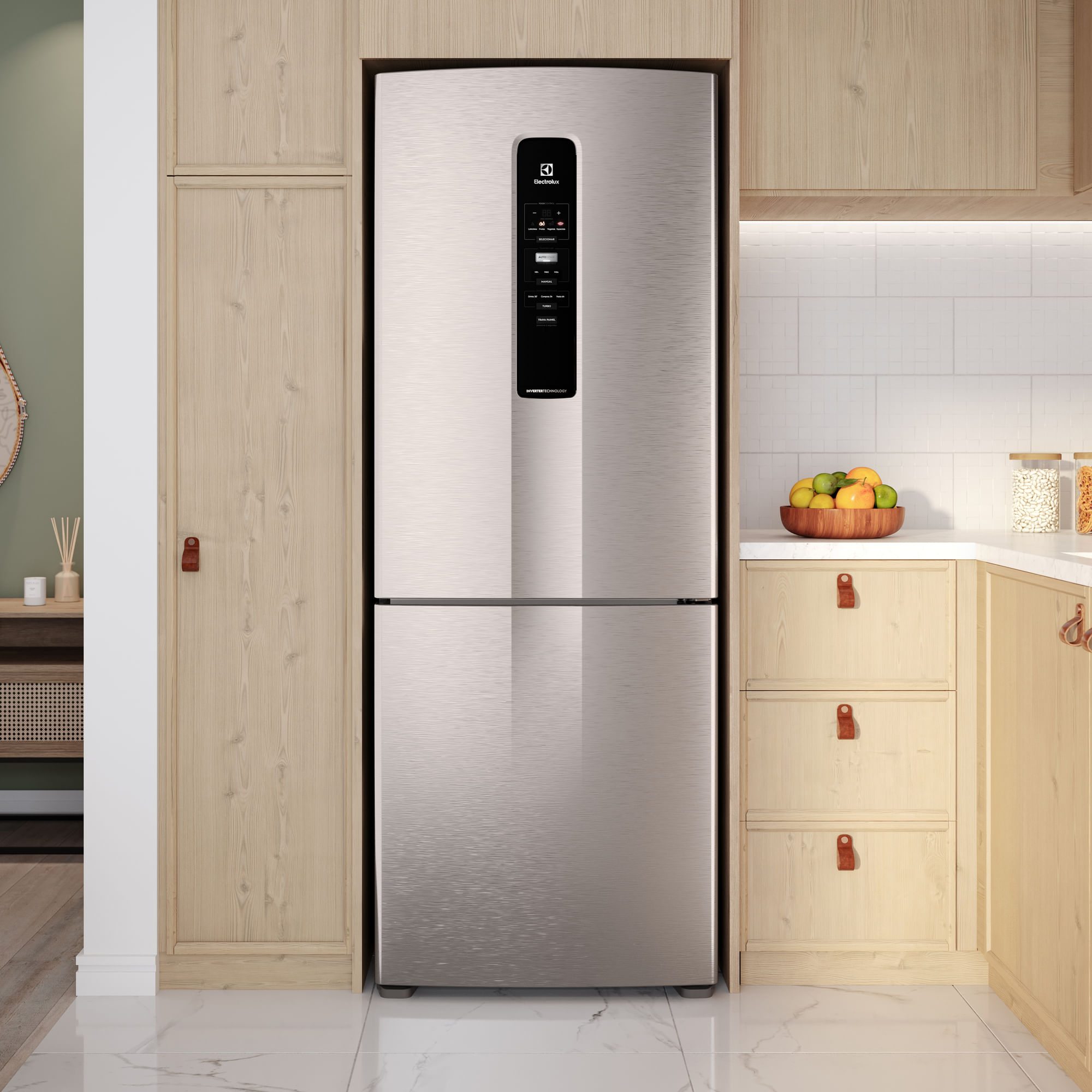 Geladeira Electrolux Frost Free Inverter 490L Experience Inverse Inox Look (IB51S) 5