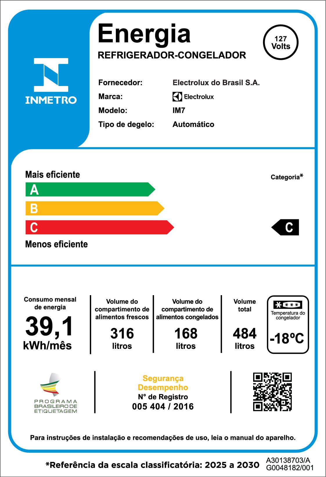 Geladeira Electrolux Frost Free Inverter 484L Efficient AutoSense 3 Portas Branca (IM7) 5