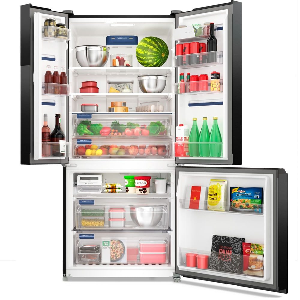 Geladeira Electrolux Frost Free Inverter 596L AutoSense 3 Portas Cor Black Inox Look (IM8B) 2