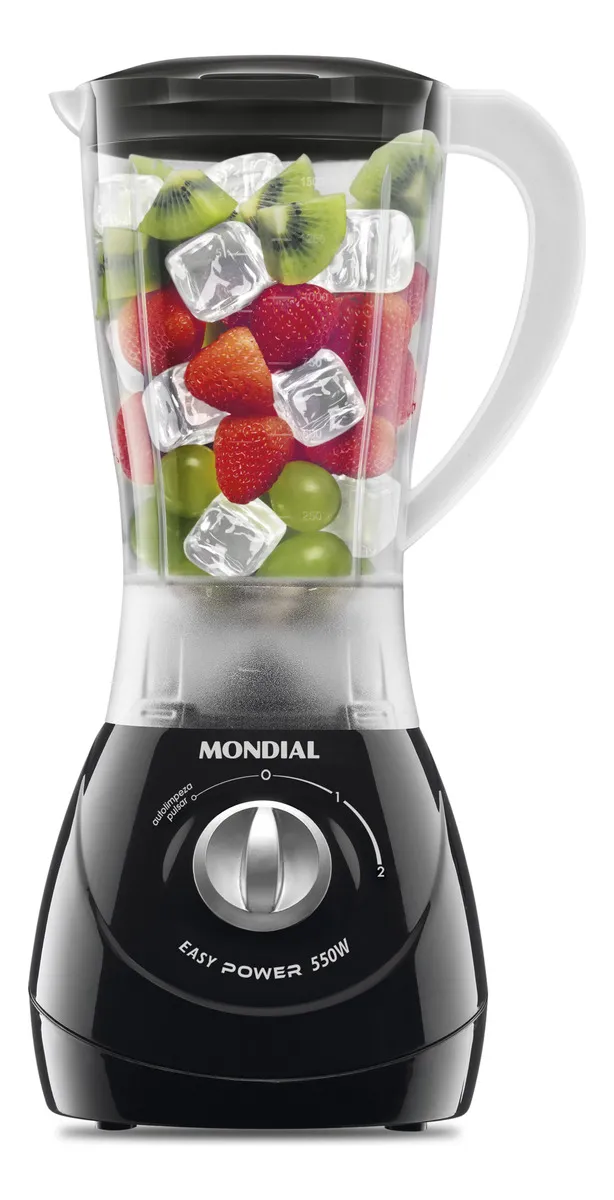Liquidificador Mondial Easy Power L-550-B 550W 1,9L Preto