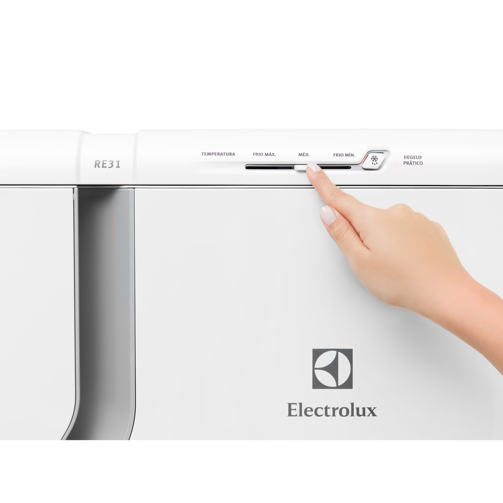 Geladeira Electrolux Cycle Defrost 240L Degelo Prático Uma Porta Branca (RE31) 5