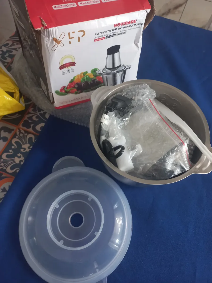 Multiprocessador Elétrico de Alimentos em Inox 2L Mostaz — Review Completo 15
