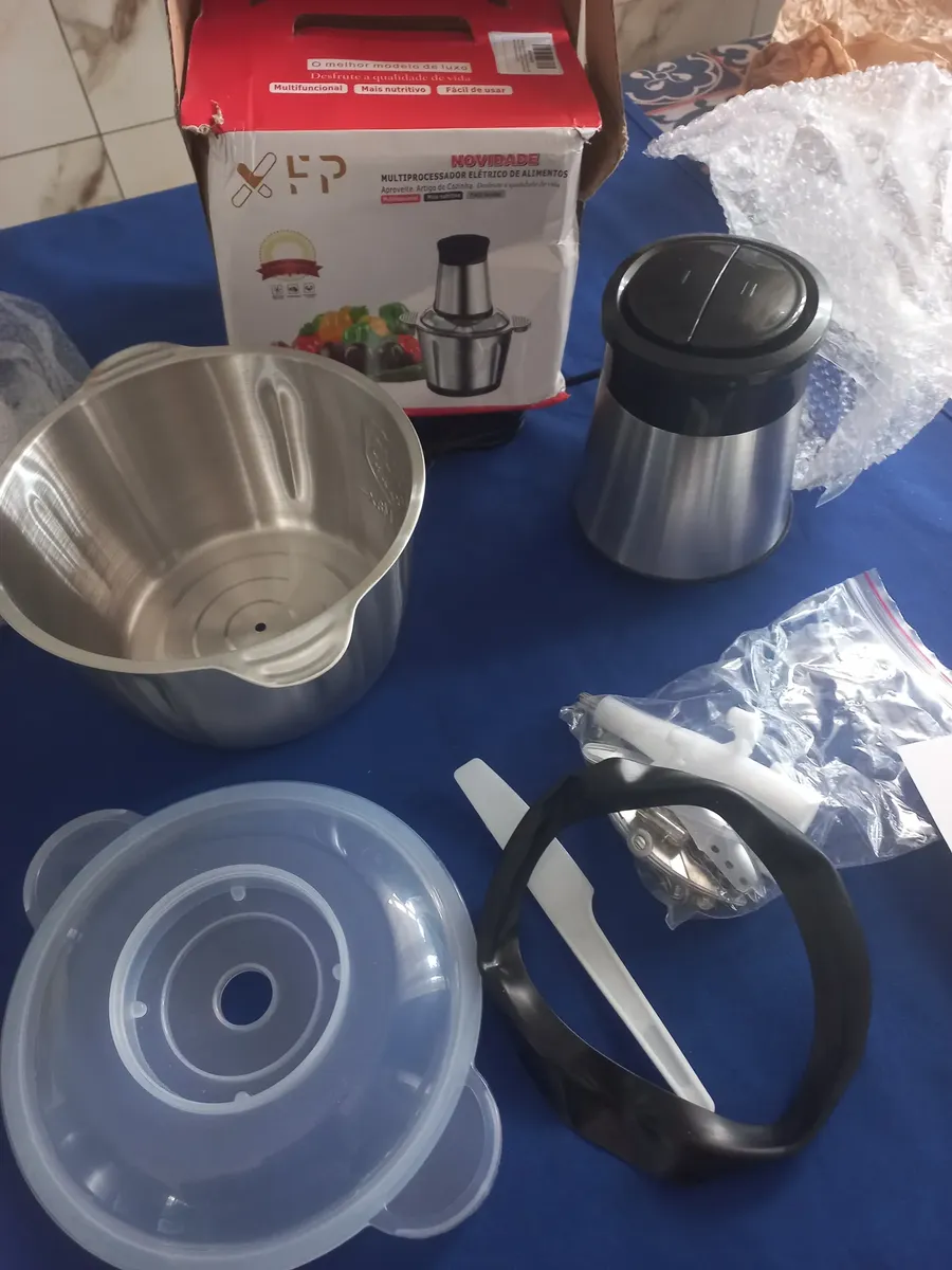 Multiprocessador Elétrico de Alimentos em Inox 2L Mostaz — Review Completo 16